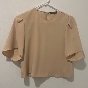 Zara Nude Blouse